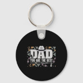 パパあなたが最高のデザインアクリルキーチェーン キーホルダー (正面)