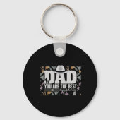 パパあなたが最高のデザインアクリルキーチェーン キーホルダー (裏面)