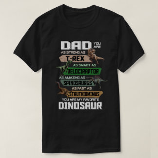 パパあなたはお気に入りのマイ恐竜Tレックスの父の日 Tシャツ