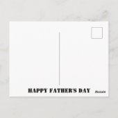 パパあなたはカッキングフラージー | Happy Father's Day ポストカード (裏面)
