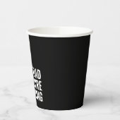 パパあなたはキングトランプのポーカーゲームファーザデイ紙 紙コップ (左)