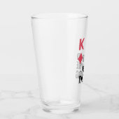 パパあなたはキングトランプのポーカーファーザデービール タンブラーグラス (右)
