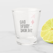 パパあなたはキングトランプのポーカーファーザデー ショットグラス (裏面)