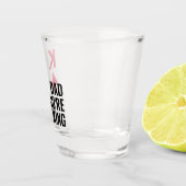 パパあなたはキングトランプのポーカーファーザデー ショットグラス (右)