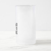 パパあなたはキングトランプのポーカーファーザデー フロストグラスビールジョッキ (中央)