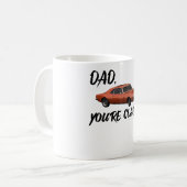 パパあなたはクラシックポンティアックファイアバード1968 2 コーヒーマグカップ (正面左)