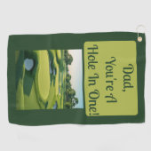 パパあなたは一つの穴！2025 ゴルフタオル (横)