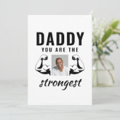 パパあなたは最も面白い強い父親の写真です シーズンカード (スタンド正面)