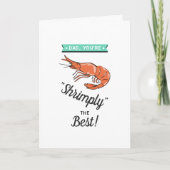 パパあなたは最高のだ!おもしろい誕生日 カード (正面)