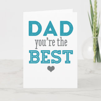 パパあなたは最高のザ – ハッピー・ファーザー・デイ・カード カード