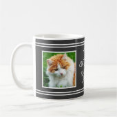 パパあなたは目的2写真木炭グレー コーヒーマグカップ (左)