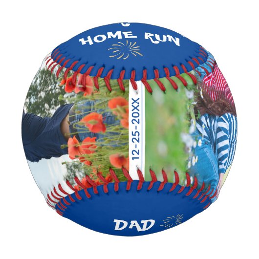 パパあなたは私たちの家走2写真日付 野球ボール (正面)