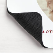 パパあなたは私のヒーローパーソナライズされたマウスパッドのパパ マウスパッド (コーナー)