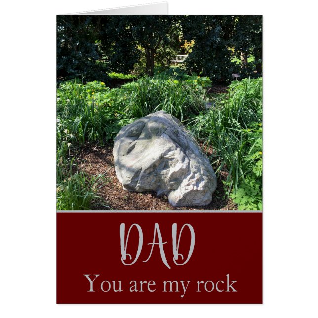 パパあなたは私のロックとヒーロー (正面)