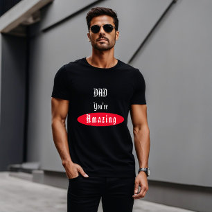 パパあなたは素晴らしい特別なブラックTシャツパパ Tシャツ