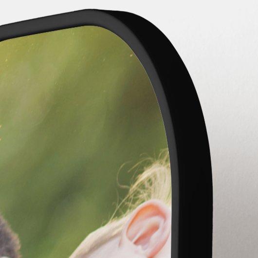 パパあなたは素晴らしのカスタム写真名 ピックルボールラケット (左詳細)