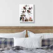 パパあなたは誕生日凡例 キャンバスプリント (インサイチュ (寝室))