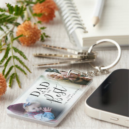 'パパ'あなた最高のは2 Photo Collage キーホルダー