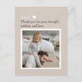 パパありがとうごカスタムざい写真葉書 シーズンポストカード (正面)