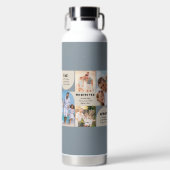 パパいつも愛する6フォトコラージュ32oz ウォーターボトル (正面)
