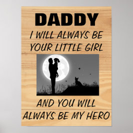 パパいつも私が小さな女の子 ポスター