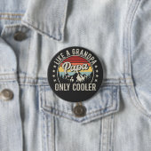 パパおじいちゃんだけのクールレトロラウンド 缶バッジ (インサイチュ)