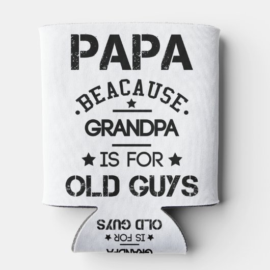 パパおじいちゃんはオヤジの父の日Gのためだから 缶クーラー (裏面)