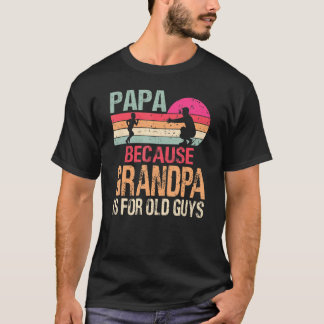 パパおじいちゃんはオヤジ用ヴィンテージレトロ Tシャツ