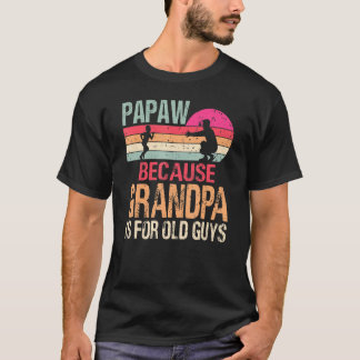 パパおじいちゃんはオヤジ用ヴィンテージRetr Tシャツ