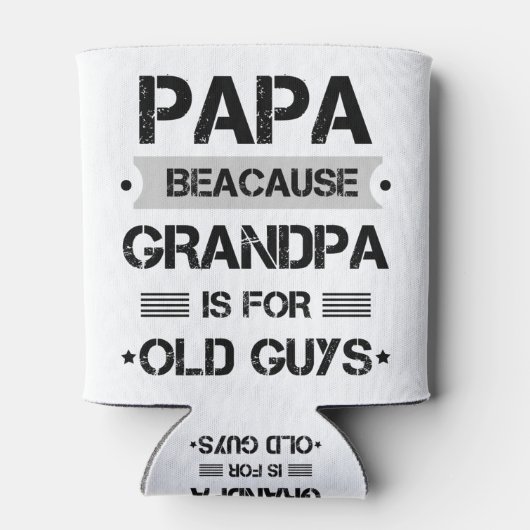 パパおじいちゃんは年配の父親の日のためだから 缶クーラー (裏面)