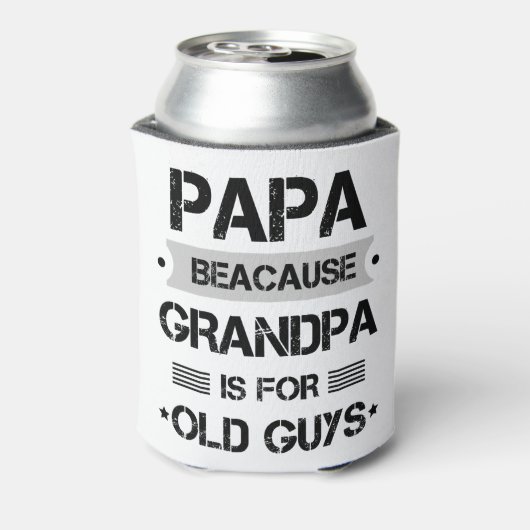パパおじいちゃんは年配の父親の日のためだから 缶クーラー (缶裏面)
