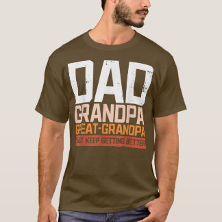 パパおじい素晴らしちゃん夫パパグランダディ Tシャツ