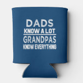 パパおもしろいは多くを知っているが、グランパは全てを知っている 缶クーラー (裏面)