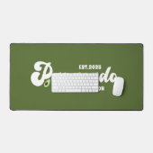 パパおもしろいを期待する父親の日贈り物 デスクマット (キーボード&マウス)