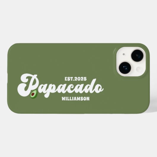 パパおもしろいを期待する父親の日贈り物 Case-Mate iPhoneケース (裏面 (横))