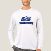 パパおもしろいコーヒーは私の唯一の希望の長い袖 トライブレンドTシャツ (正面)