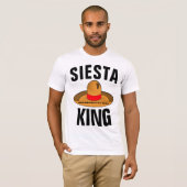パパおもしろいシエスタ(昼寝)キングTシャツ Tシャツ (正面フル)