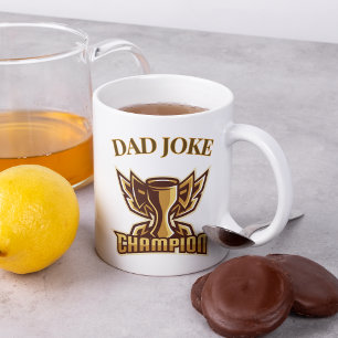 パパおもしろいジョークチャンピオントロフィー コーヒーマグカップ