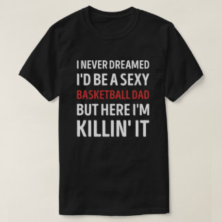 パパおもしろいジョークバスケットボールパパ Tシャツ