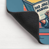 パパおもしろいジョークレトロユーモアヴィンテージ美学 マウスパッド (コーナー)