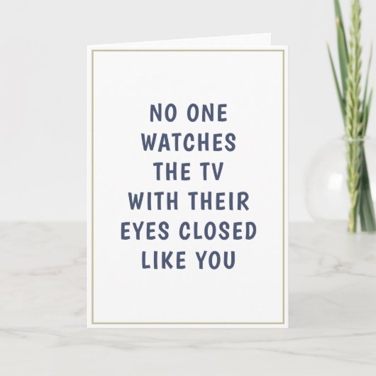 パパおもしろいジョーク父の日 カード (正面)