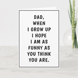 パパおもしろいジョーク誕生日父の日 カード