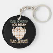 パパおもしろいジョーク |父の日 |素晴らしいジョーク キーホルダー (裏面)