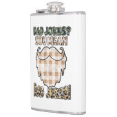 パパおもしろいジョーク |父の日 |素晴らしいジョーク フラスク (左)