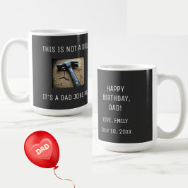 パパおもしろいジョーク"Not a Drill"父誕生日パン コーヒーマグカップ