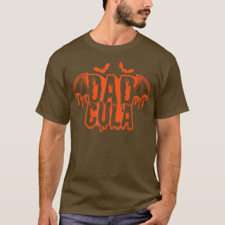 パパおもしろいダディドラキュラモンスターコスチュームハロウィーン2 Tシャツ
