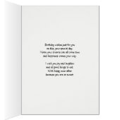 パパおもしろいハッピーバースデーソングシートミュージック (内側 (右))