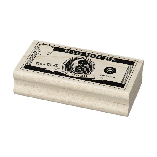 パパおもしろいバックス ラバースタンプ (スタンプ)