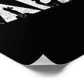 パパおもしろいパパゴルフパパお父さおもしろいんデイギフト ポスター (角)