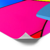 パパおもしろいファルト ポスター (角)